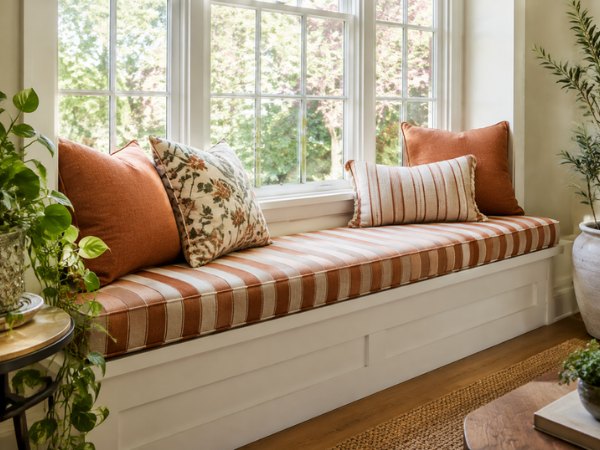 Banquette et coussins