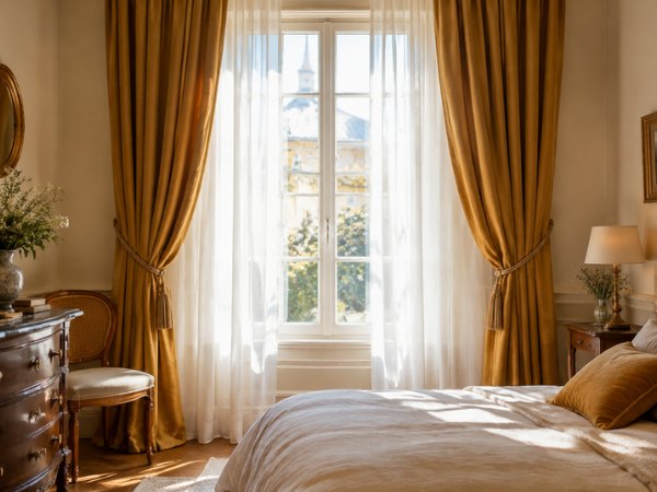 Voilages et doubles rideaux